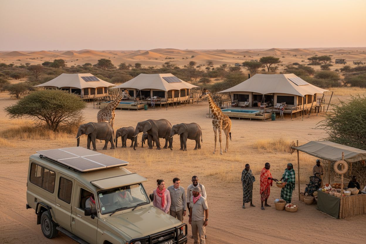 eco-friendly safari, sustainable tourism, African wildlife
