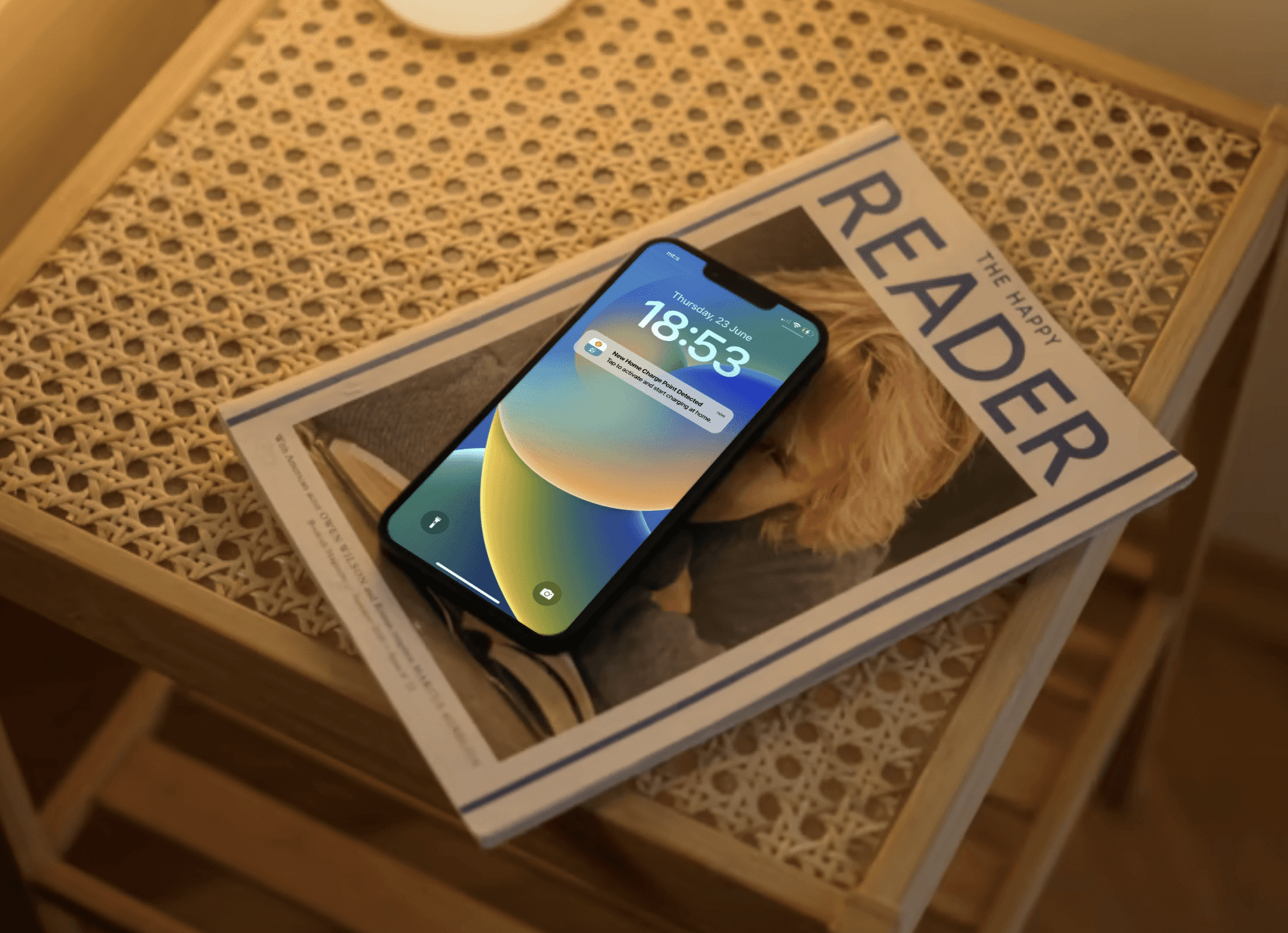 A mockup of an iPhone