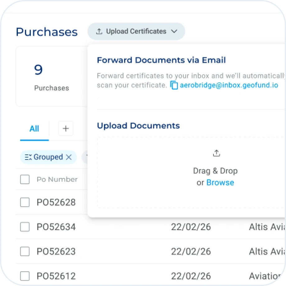 Fuel suppliers documentation workflow