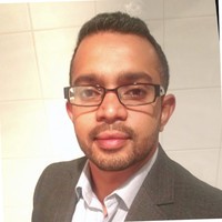 Portrait image of recently hired tech professional