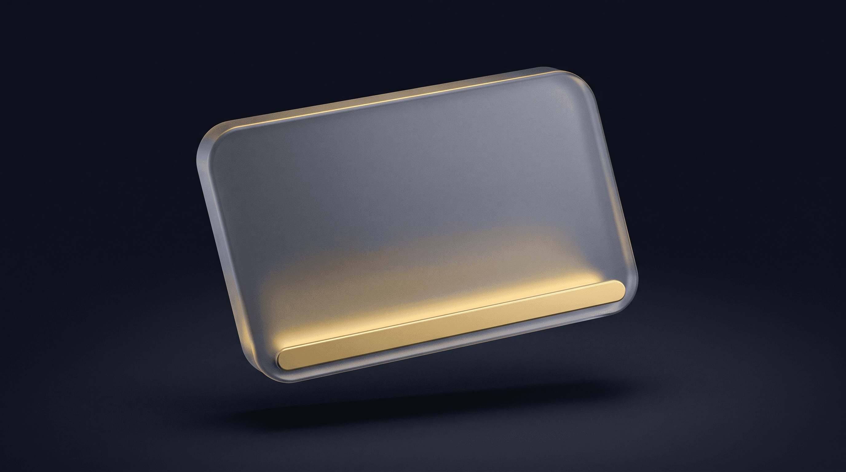 A slim gold label seated beneath a blank picture plate, showing image alt text describing the picture instead of holding keywords.