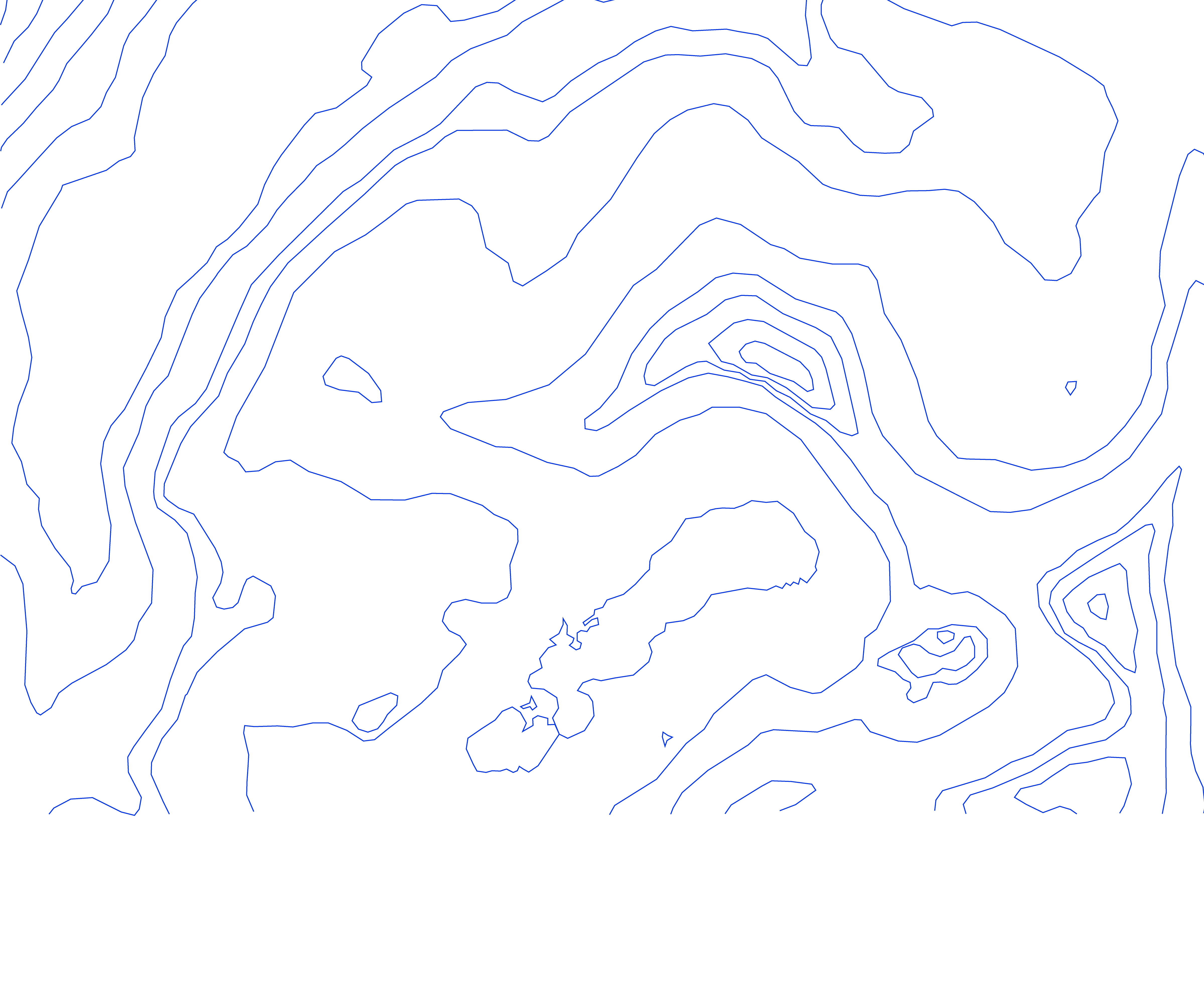topographic lines