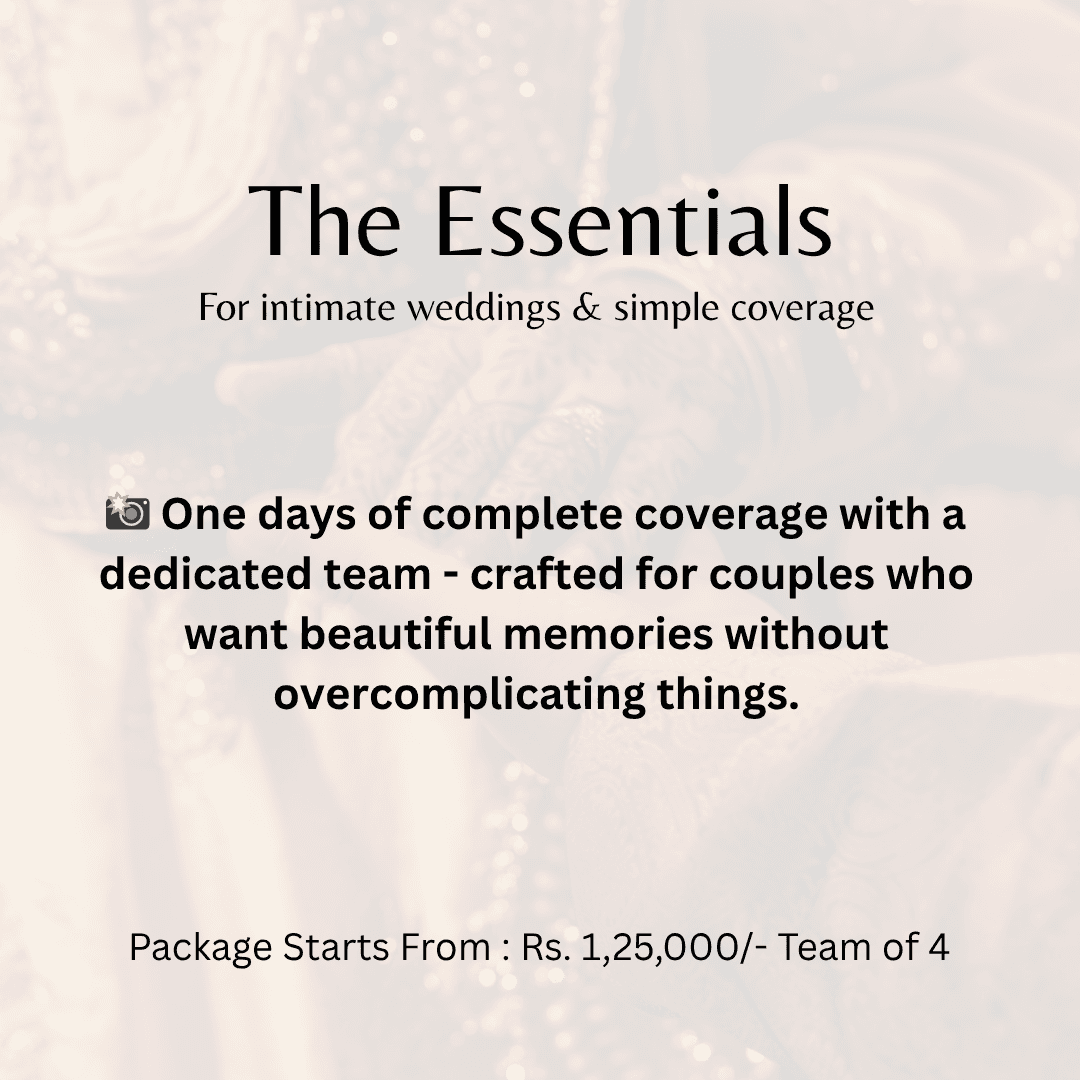 this is custamisable package for the bindu weddigns