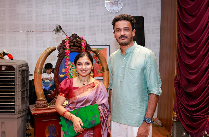 A dancer performing bharatanatyam