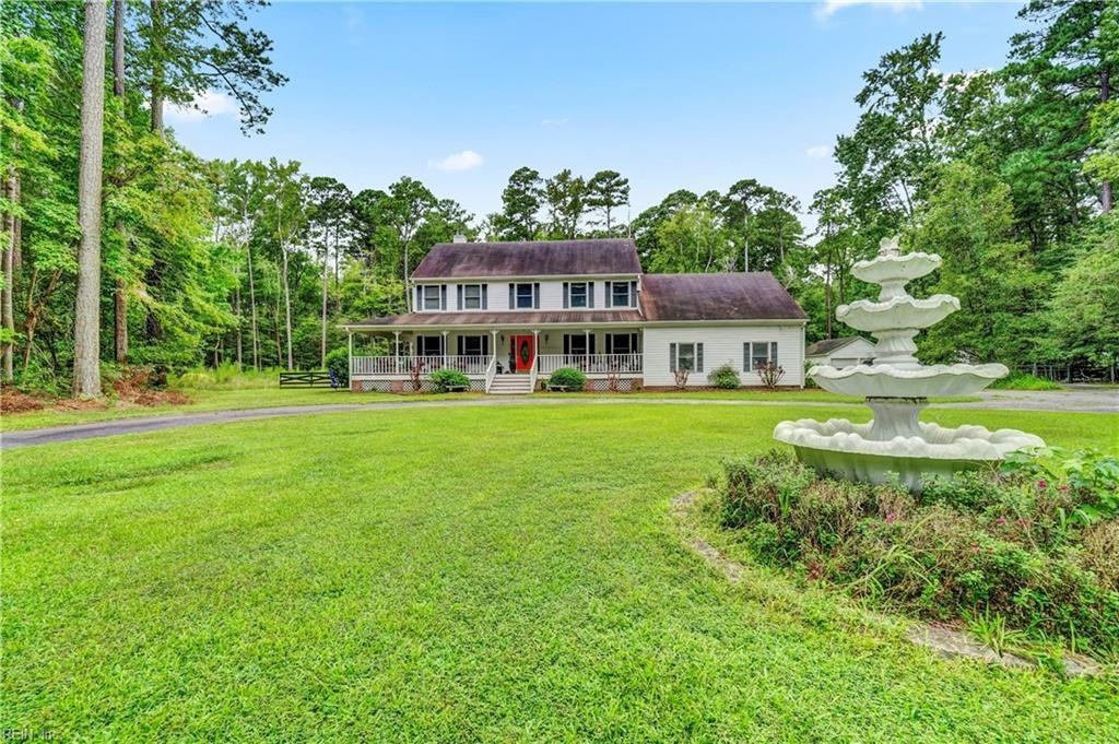 Two-story brick colonial home with two-car garage for sale in Chesapeake Virginia — Hampton Roads real estate listing by Billy James, 757-477-4854
