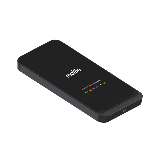 Black card reader pos terminal