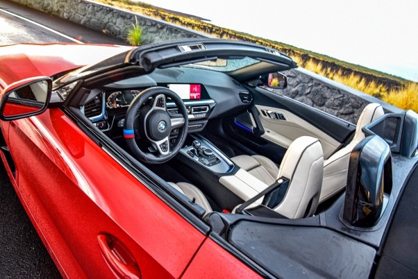 Red BMW Z4 For Rent on Big Island Hawaii