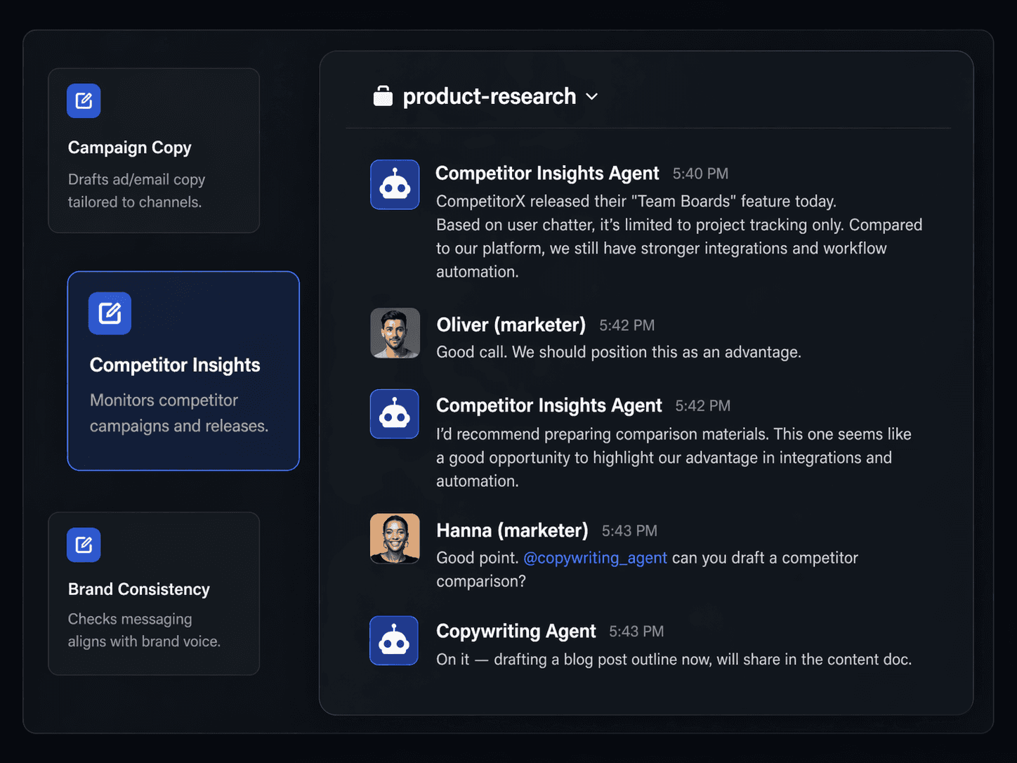 complete.dev product research agent