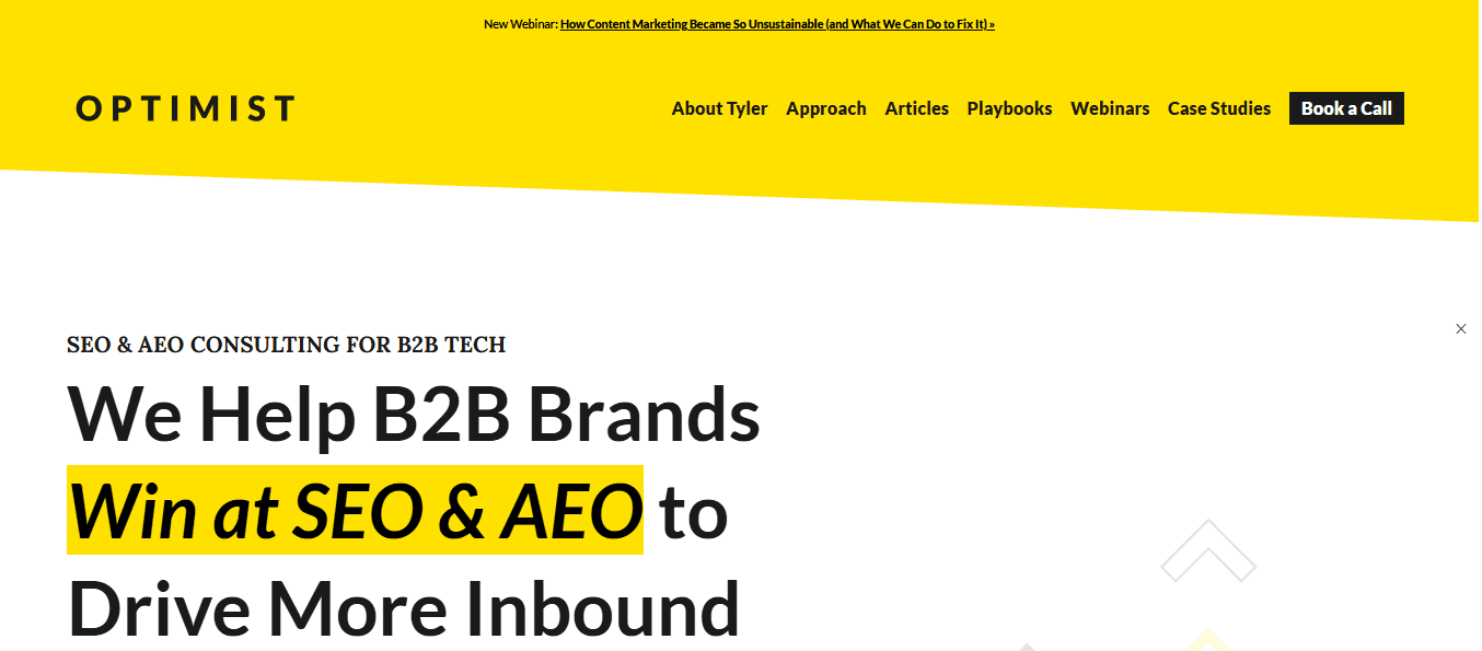 optimist -- Best Content Marketing Agencies