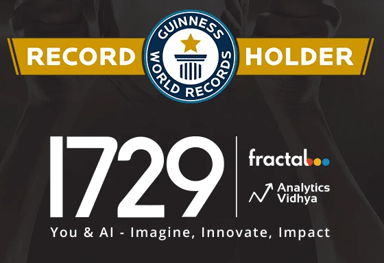 Guiness World Records Holder, Fractal Analytics, 2022