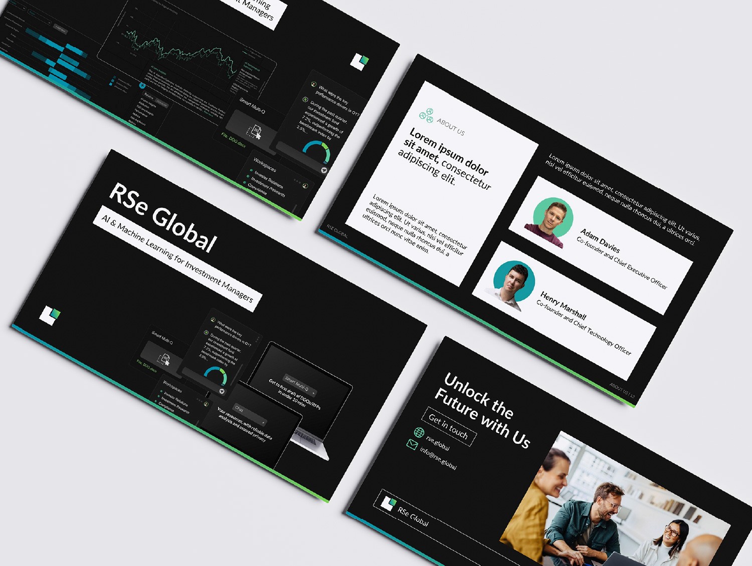 RSE Investment Pitch Deck design by DesignGuru