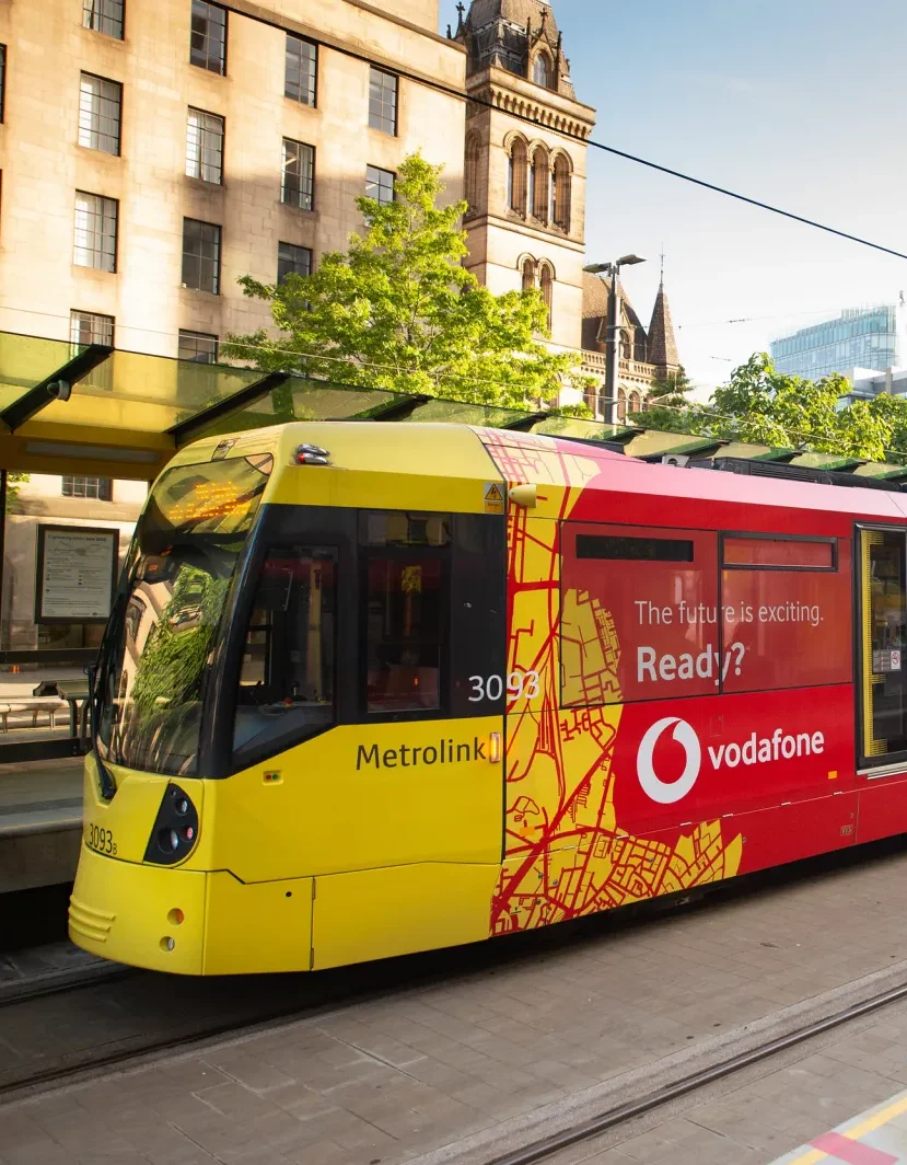 Vodafone x Transport for Greater Manchester Brand Sponsorship