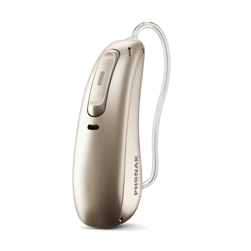 Phonak Audéo Paradise P90 : aide auditive haut de gamme, son clair, connectivité Bluetooth et confort optimal. Disponible au meilleur prix chez Audio Pour Tous.