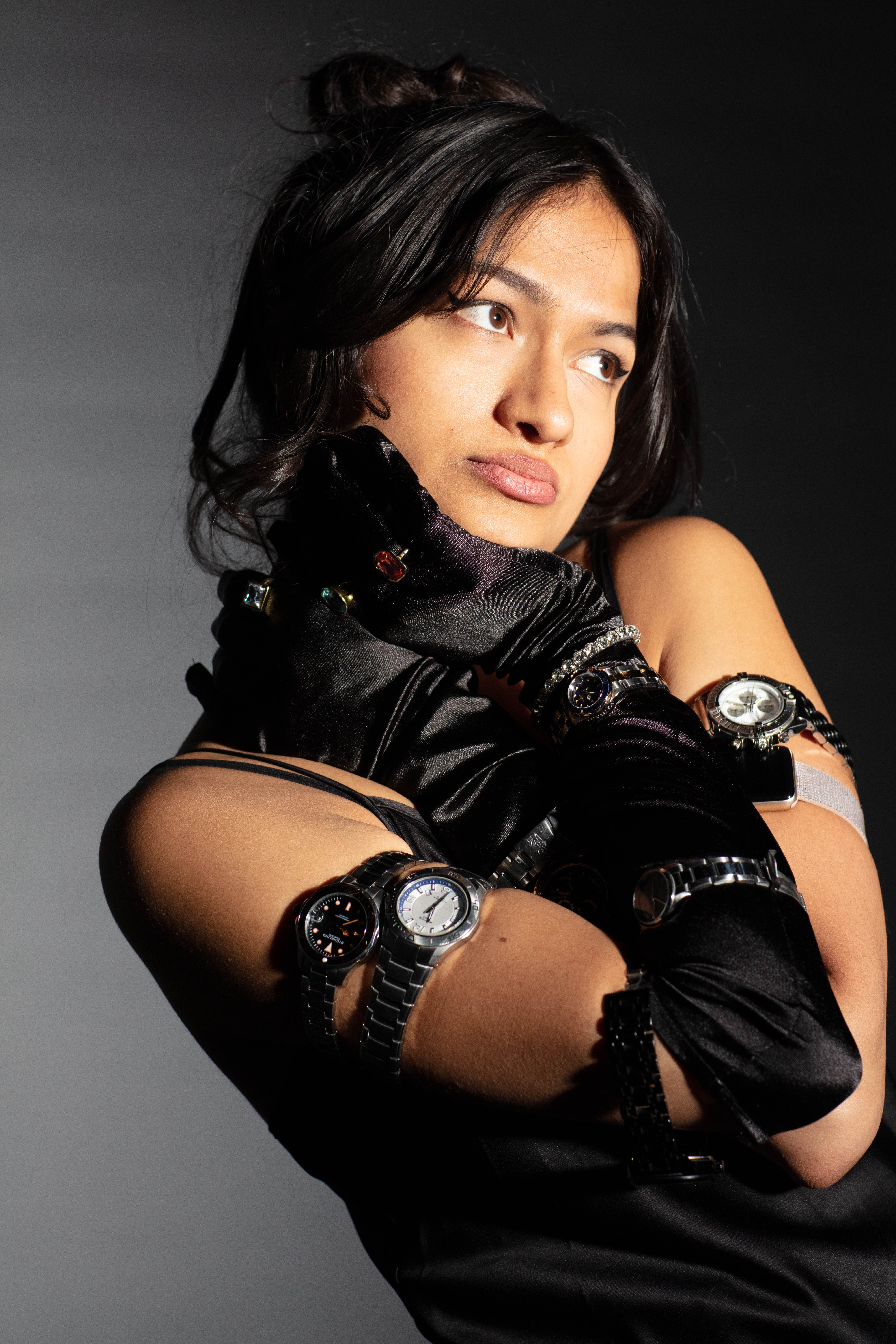 A female model