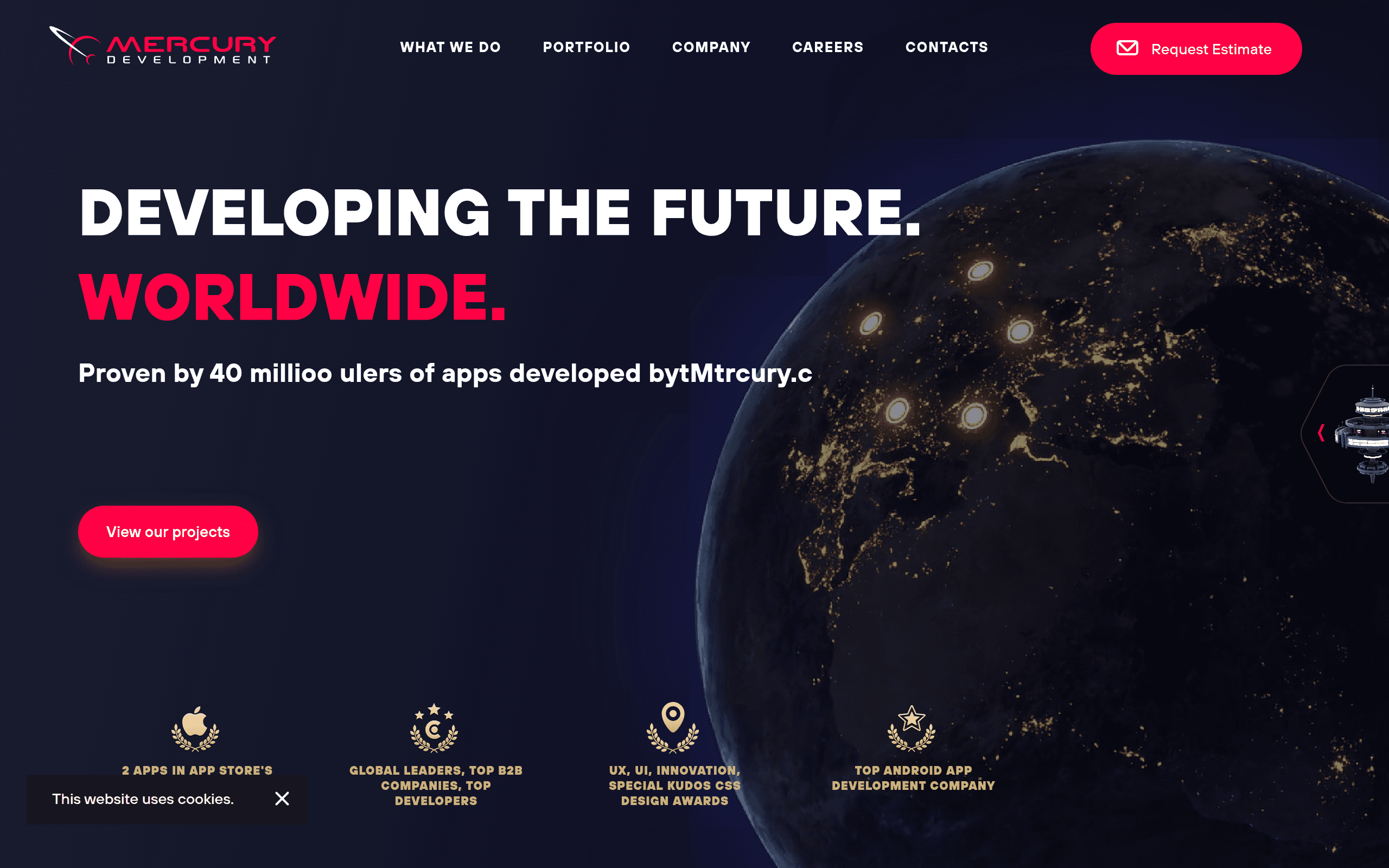 Mercury Development Screenshot