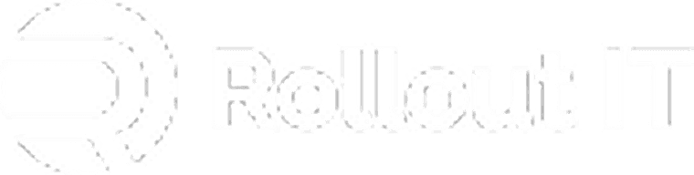 RolloutIT White Logo