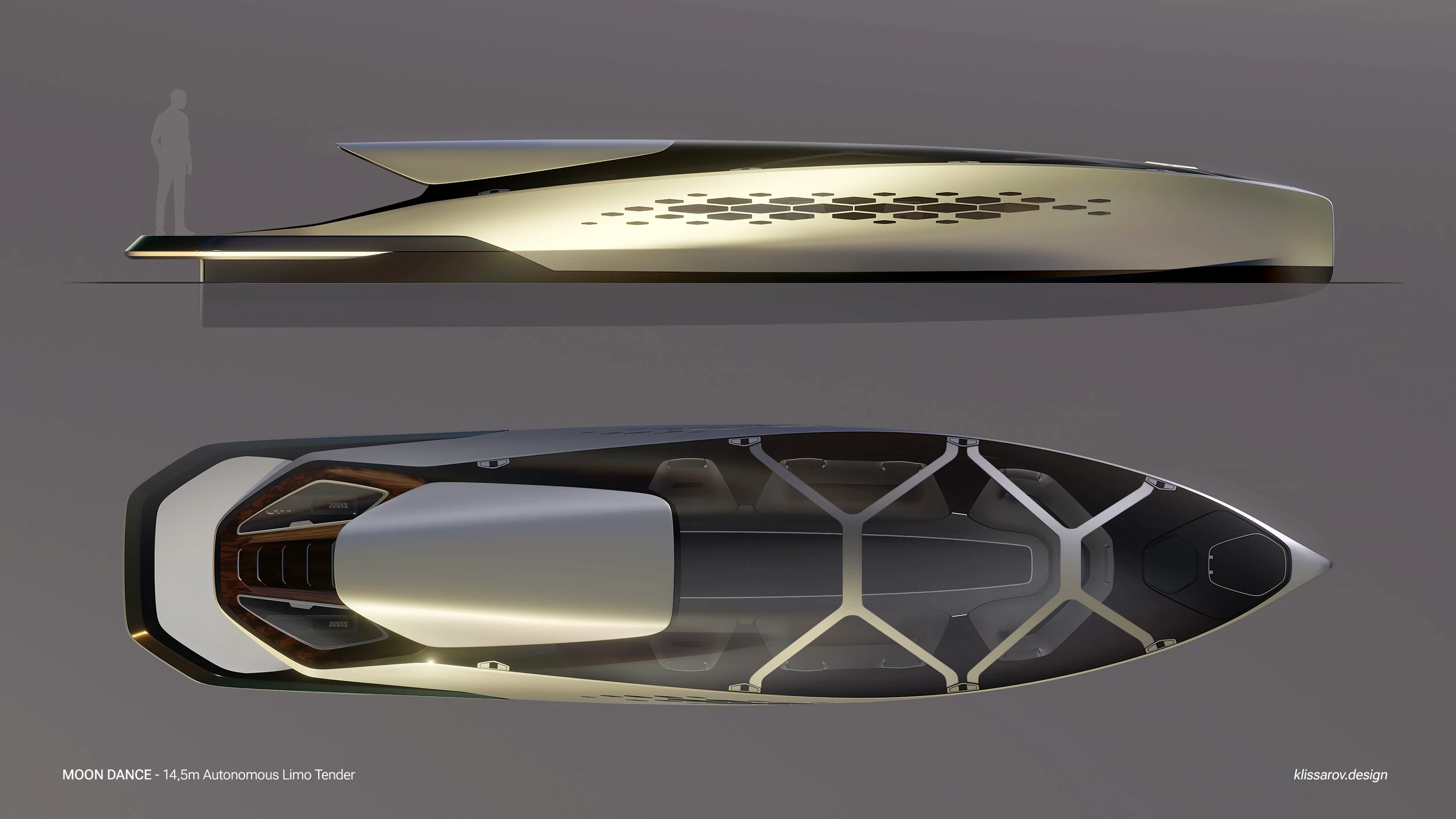 limo tender dimensions side and top view
