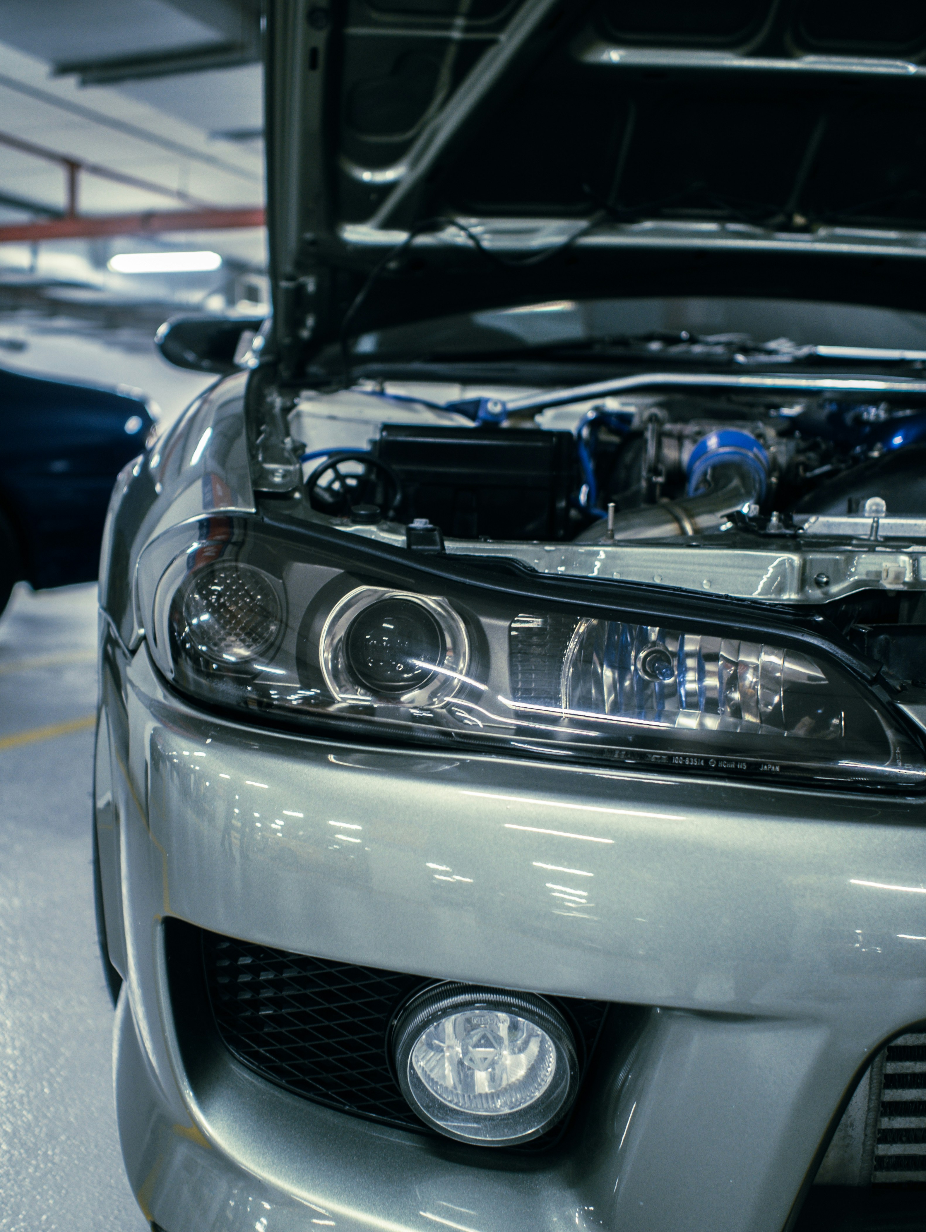 the front of a car