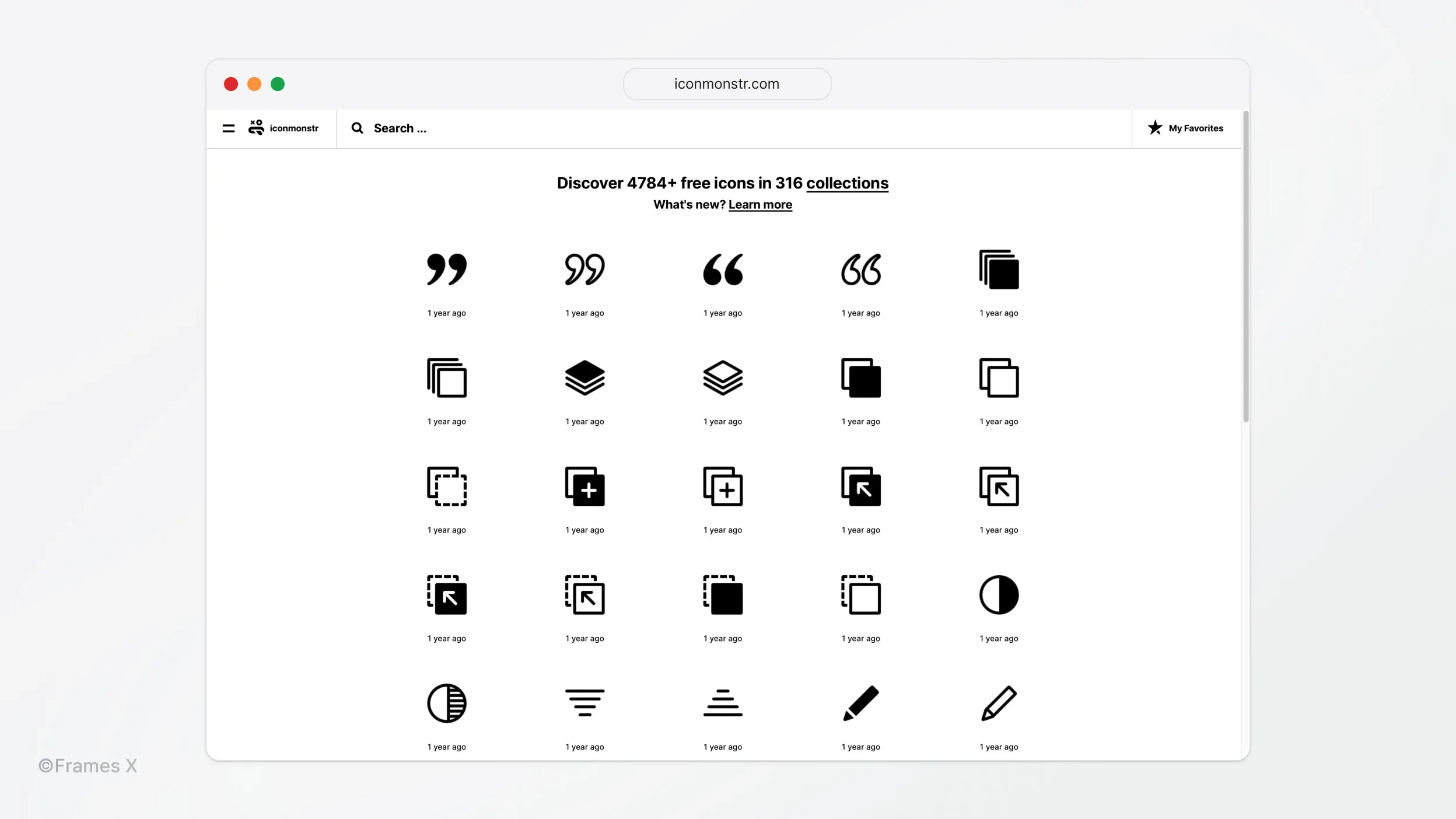 Iconmonst - free icons in two styles