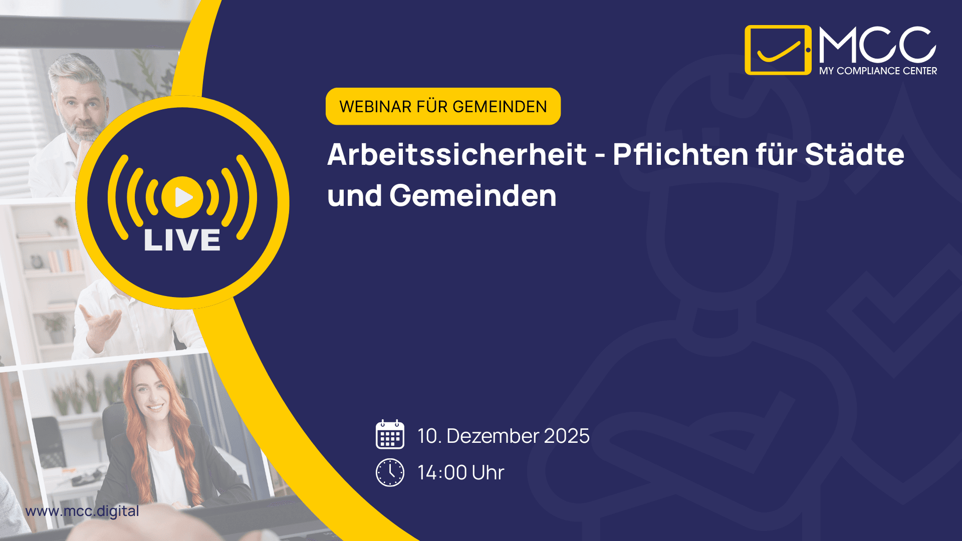 Arbeitssicherheit - Pflichten für Städte und Gemeinden