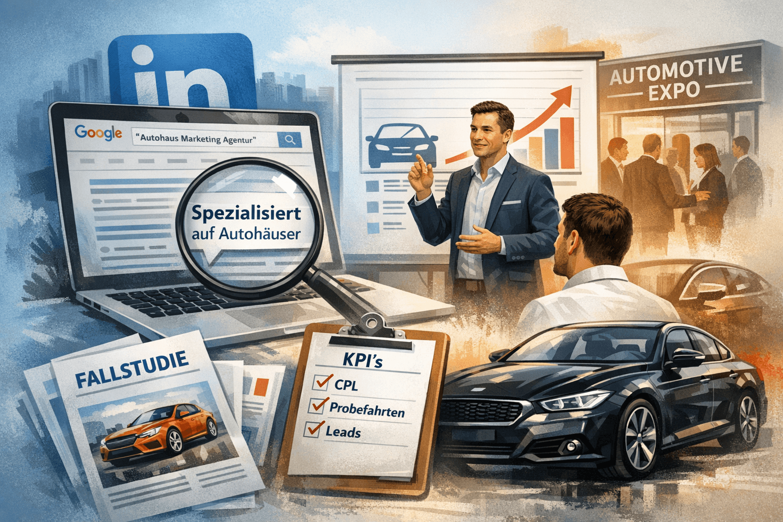Autohaus Marketing Agentur finden: Analyse von Leads, KPIs und spezialisierte Agenturen im Automobilhandel