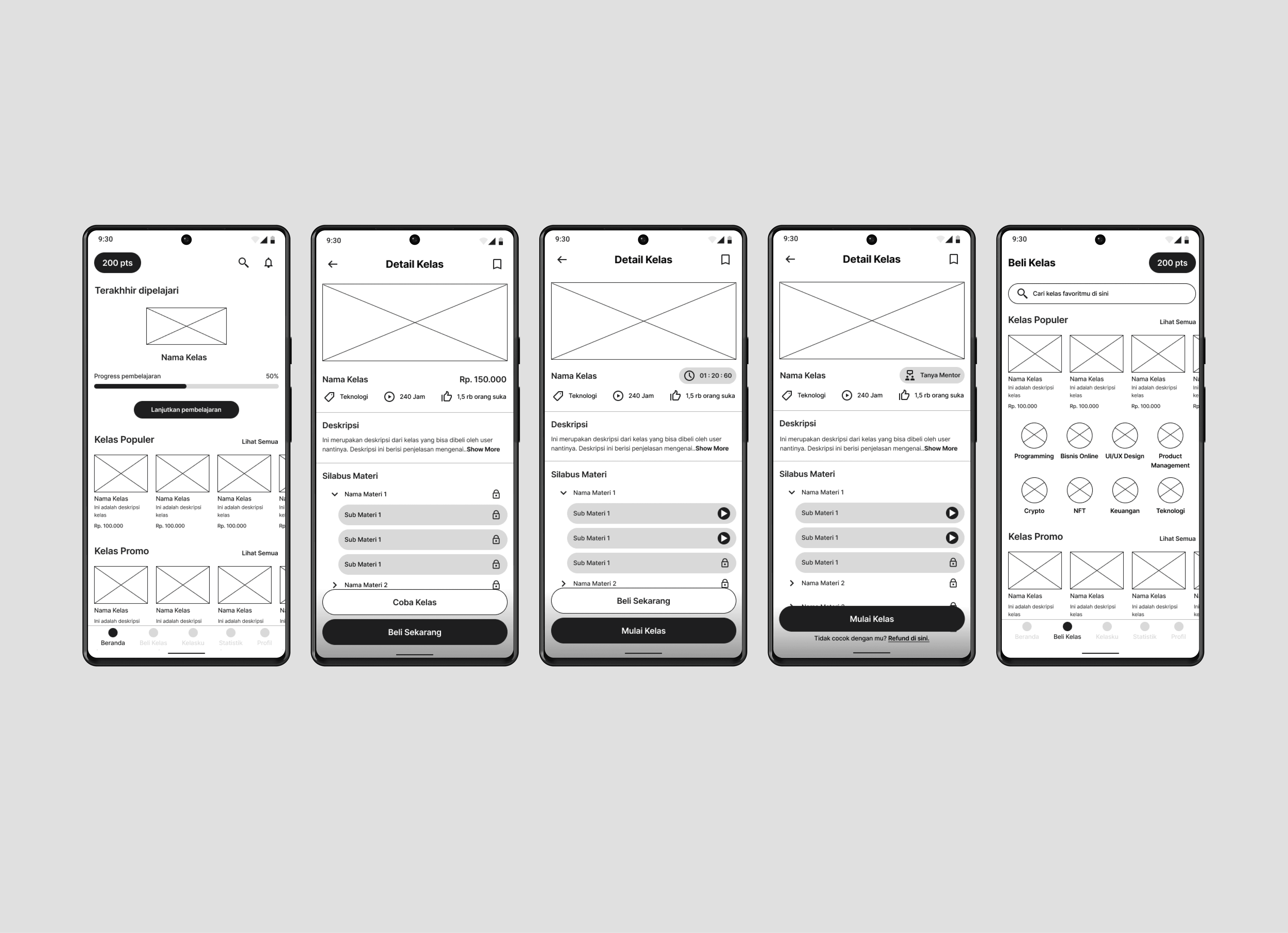 Brainful wireframe