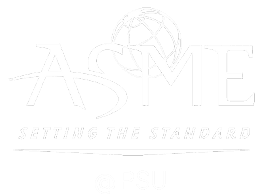 The ASME Logo with the words "@ PSU" underneath.