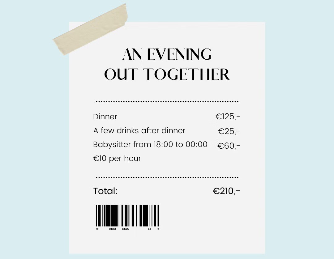 This costs parents a date night