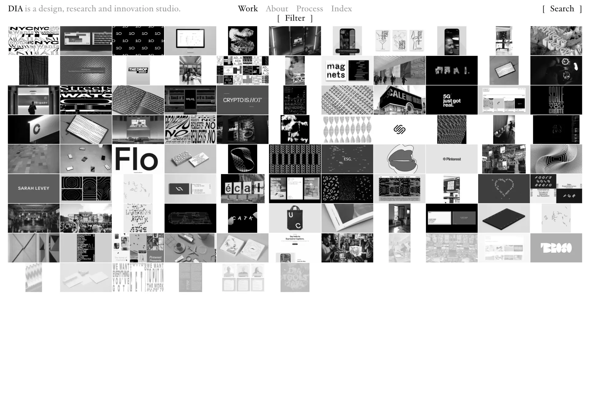 Screenshot of DIA Studio website