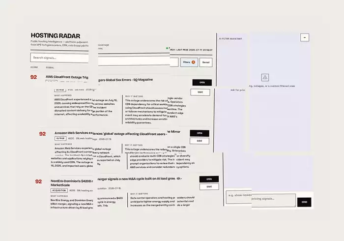 Hosting Radar preview