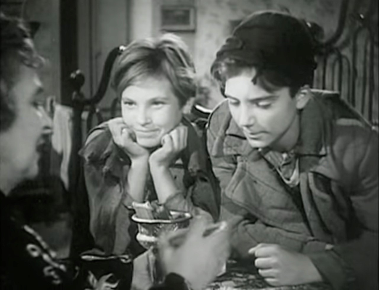 Franco Interlenghi e Rinaldo Smordoni in Sciuscià di Vittorio De Sica, 1946