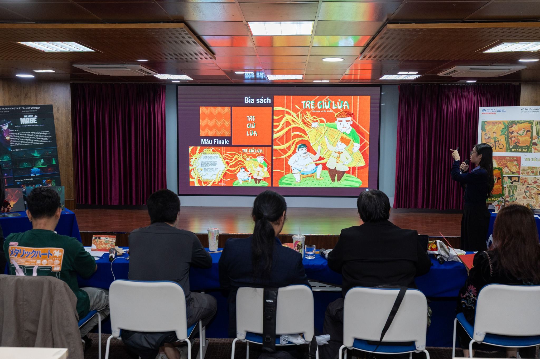 Bảo vệ đồ án tốt nghiệp ngành Nghệ thuật số HSU | Đào tạo gắn thực tiễn