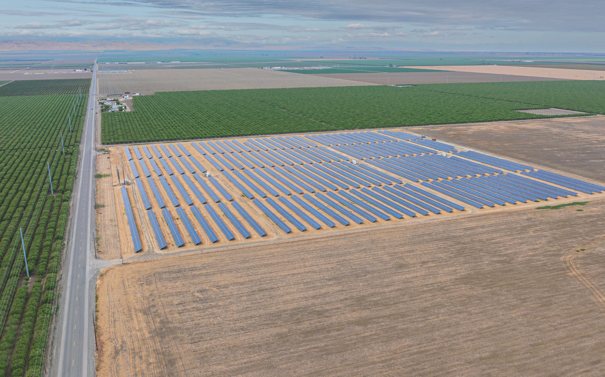 Aerial view of the VCIP project area