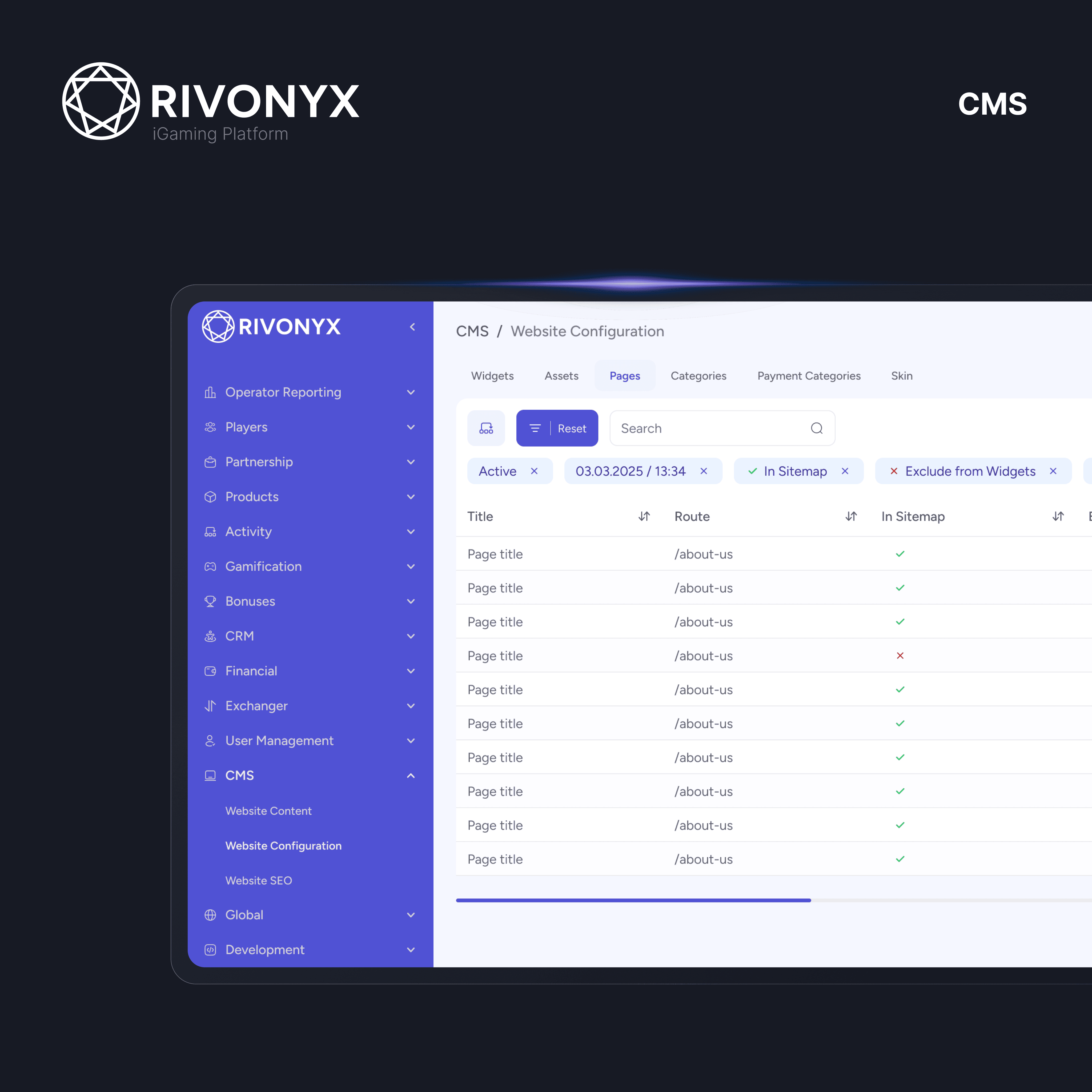 cms igaming platform