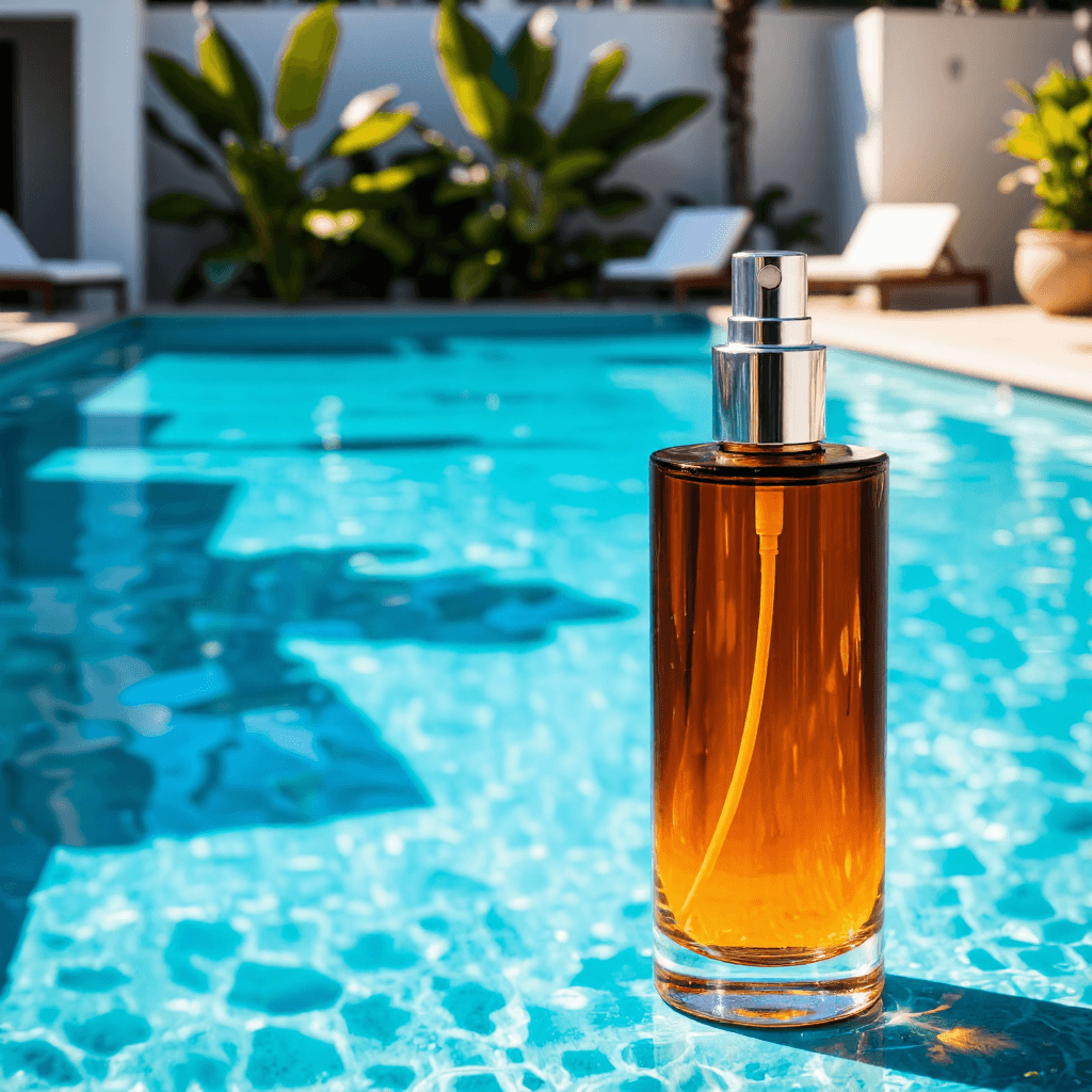 product photography of a bottle of soothing mist for skincare