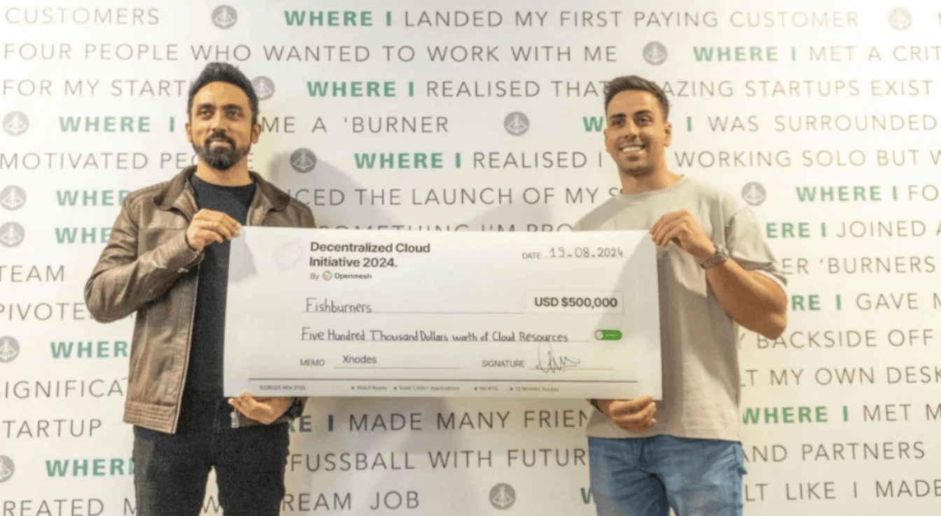 Openmesh Partners With Fishburners to Giveaway $500,000 worth of Cloud Resources to Startups