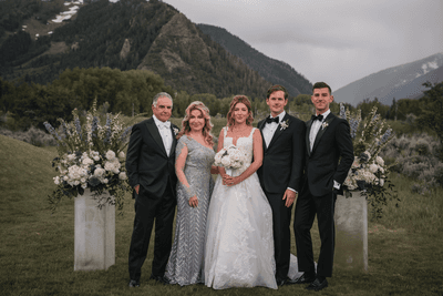 Alexis and Stuart Aspen wedding photograph 22