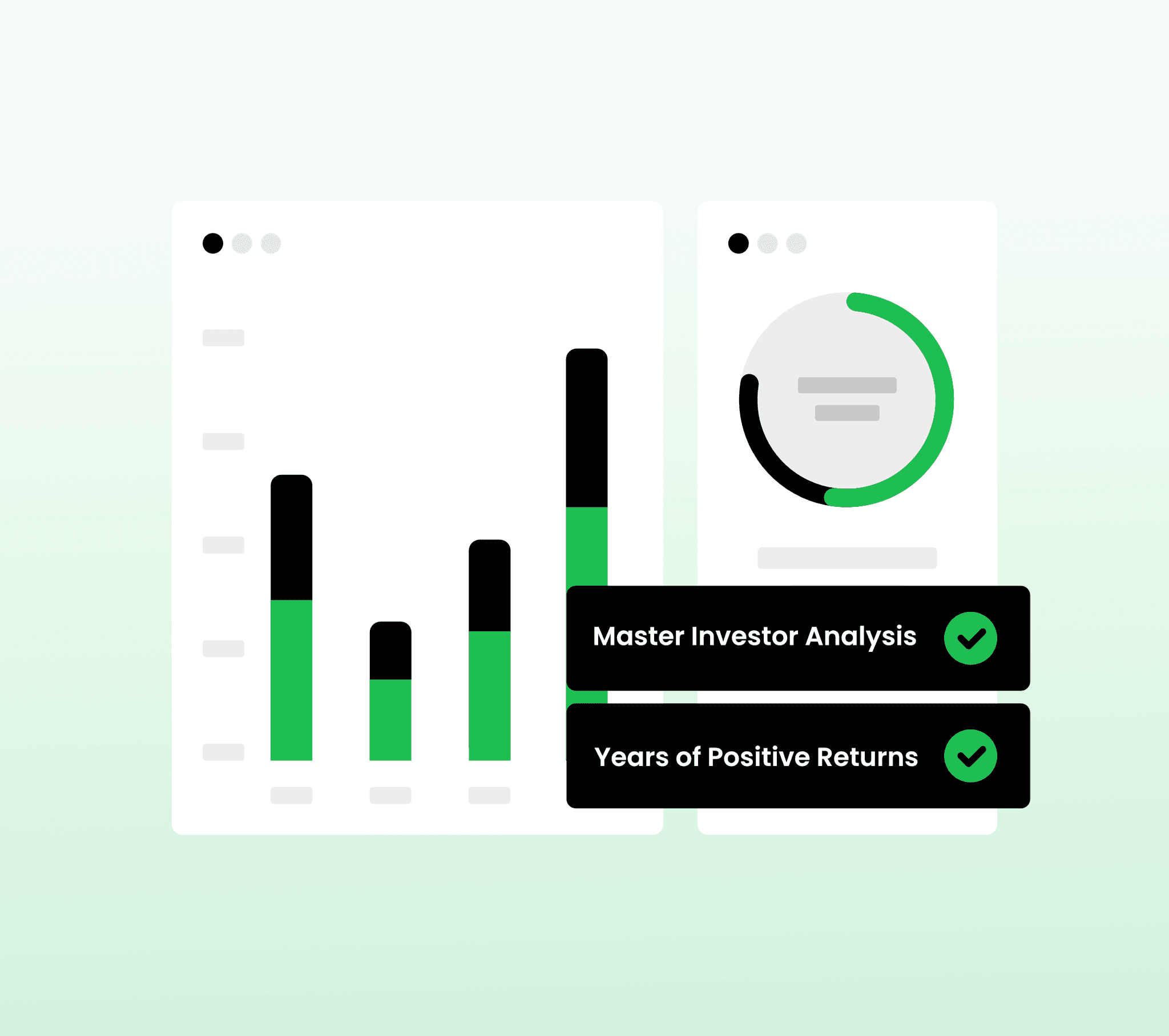 Graphs showing calculations