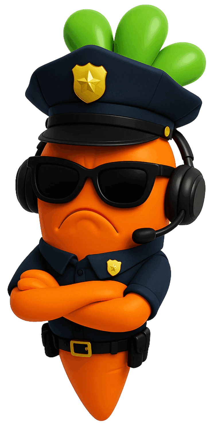 Slika mrkve policajca