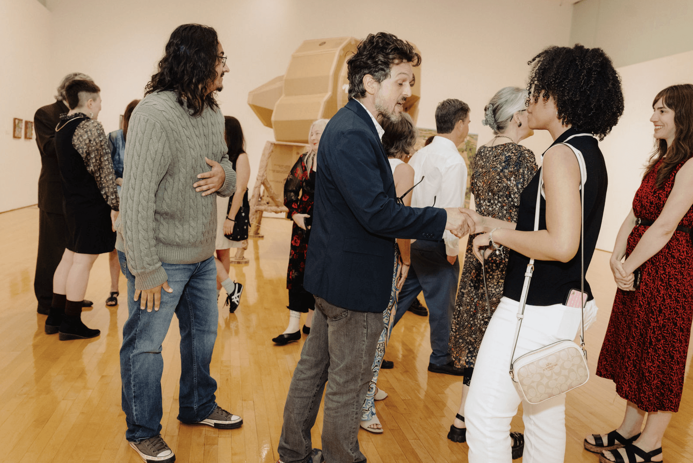 Woman with color palette