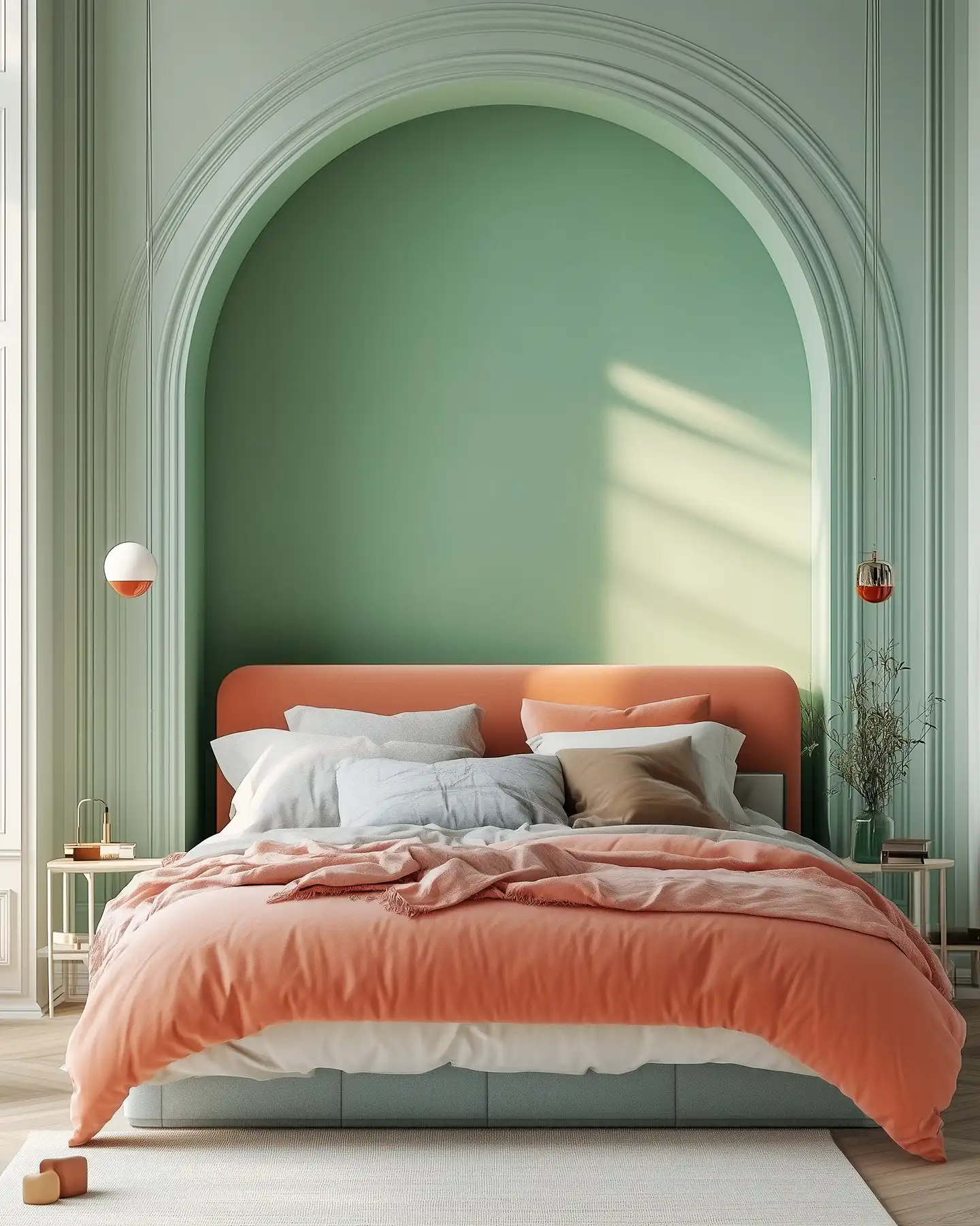 Cozy bedroom featuring a master bed, bedside lamps, and neutral tones