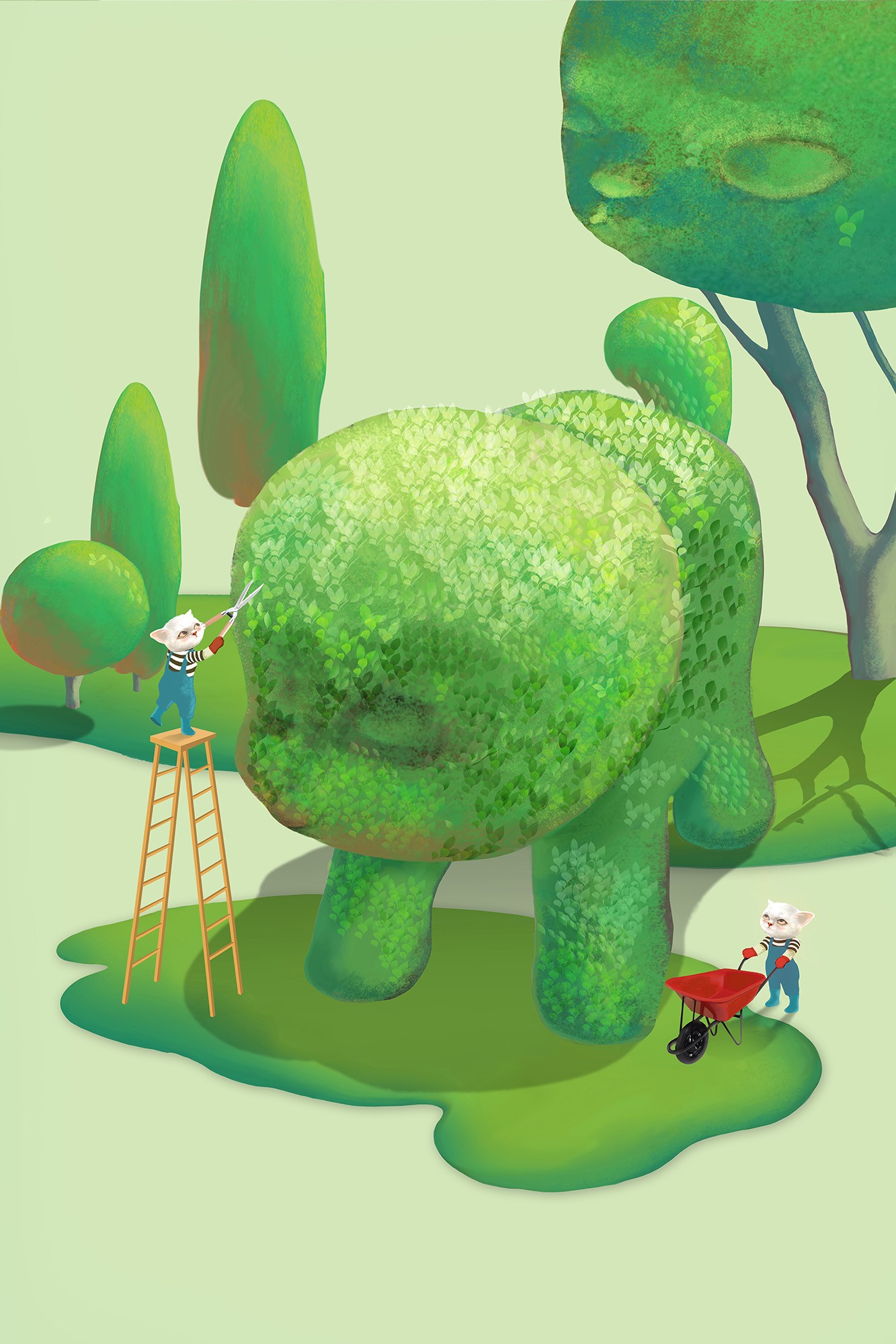 Smile Pup — Topiary Gardening