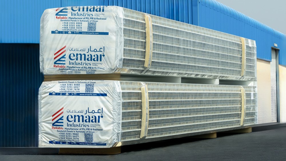 Packed Emaar Roof Sandwich Panel