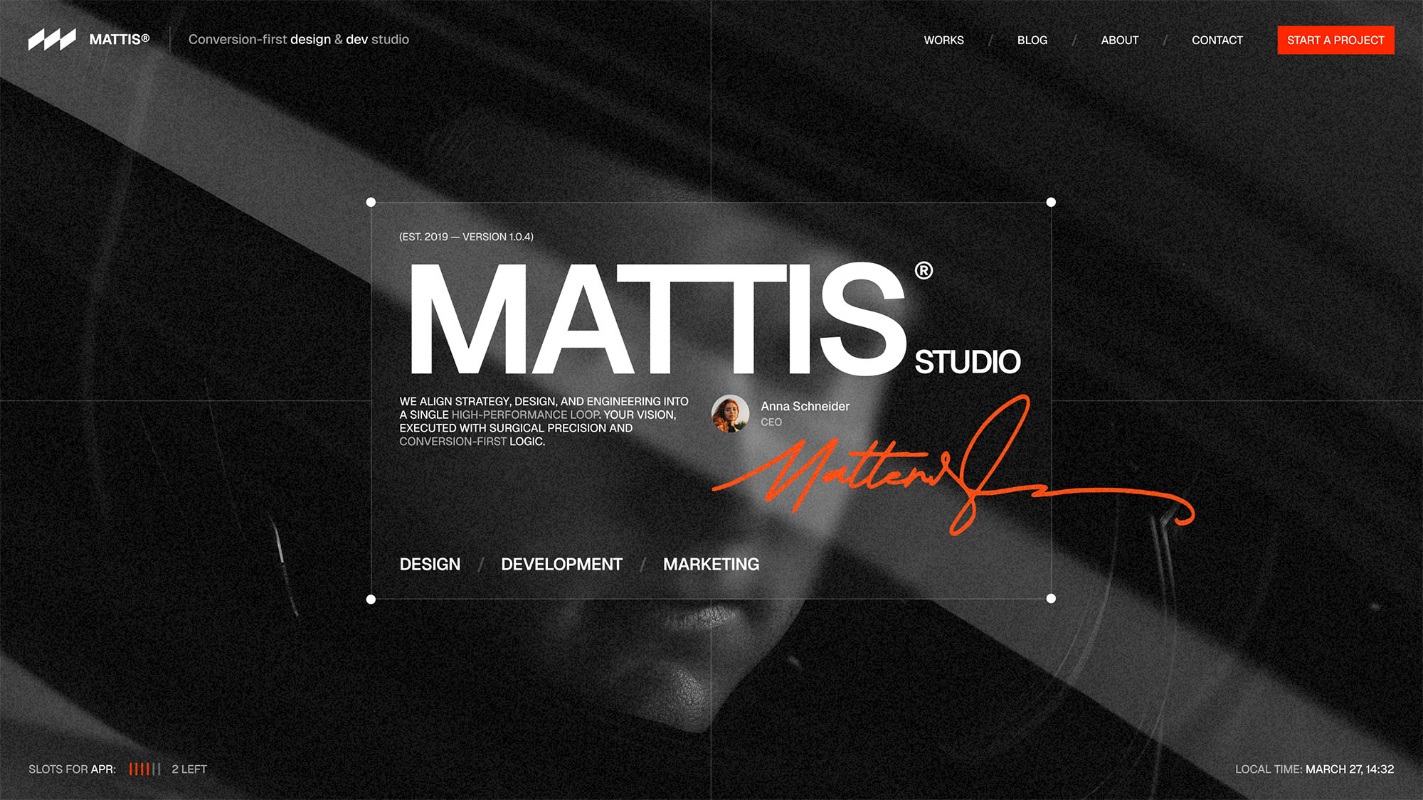 Mattis® — Studio-grade agency template