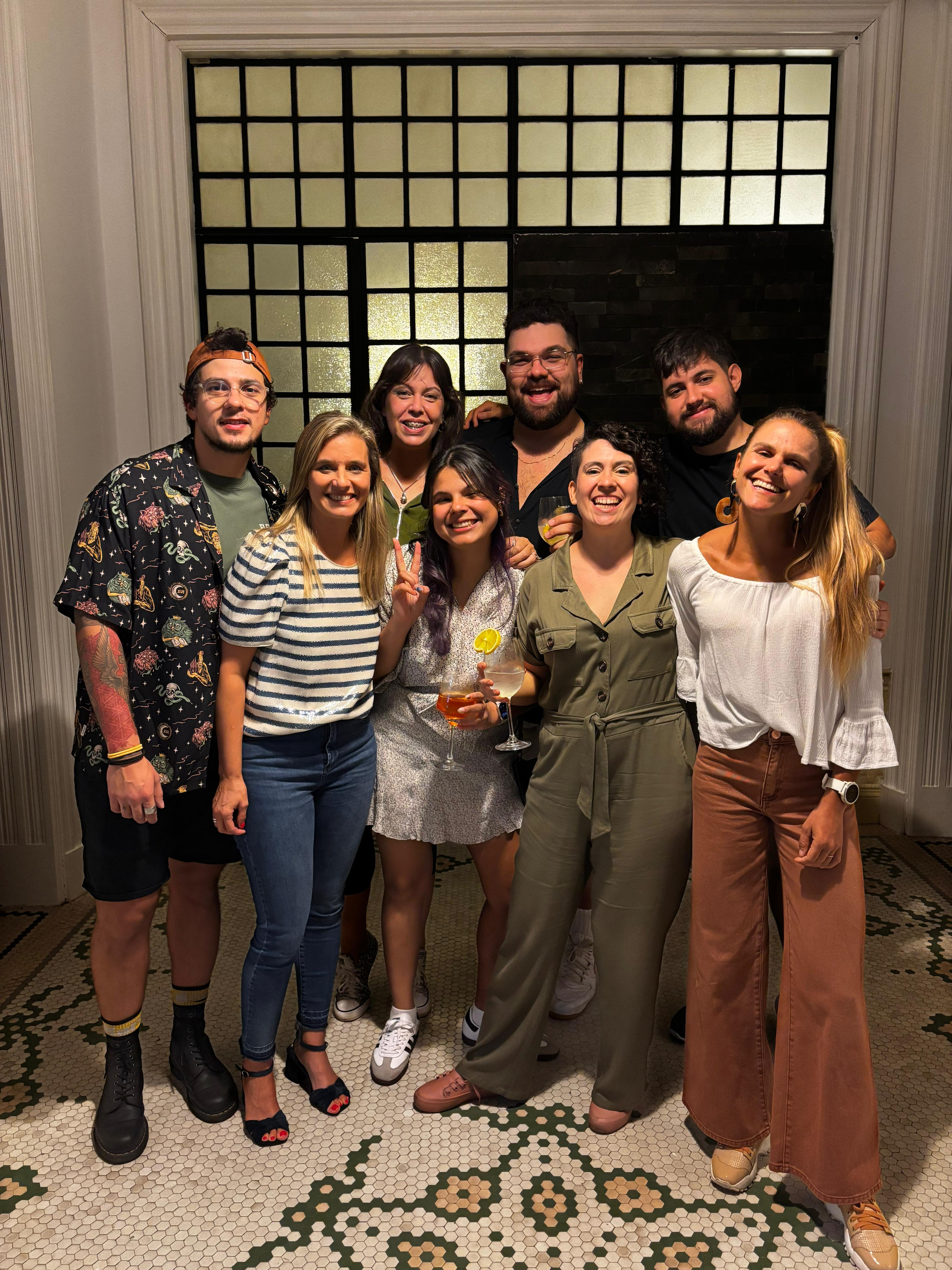 Riding a bicycle with V sign