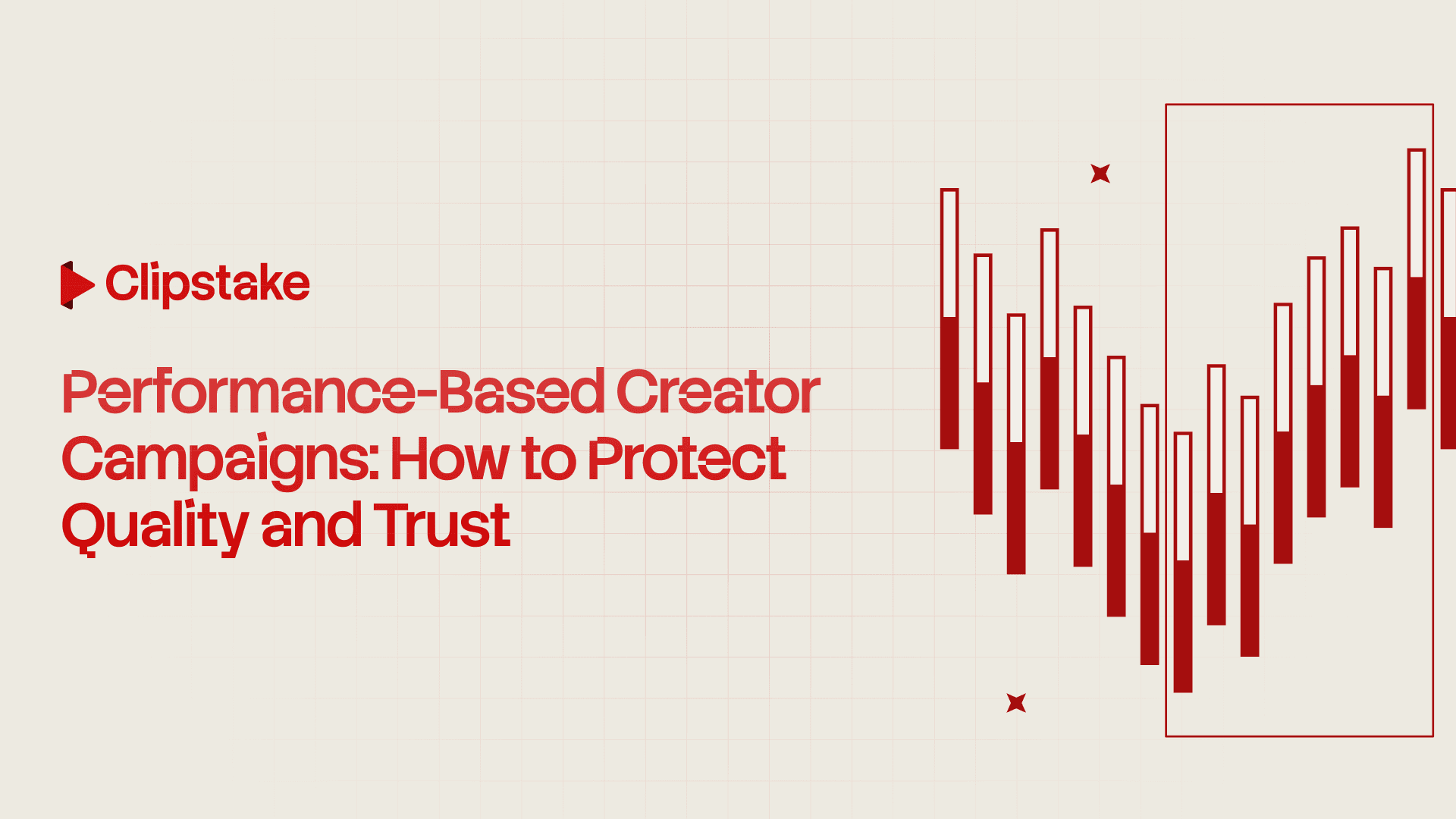 Abstract chart illustration representing fluctuating performance and measurement in creator campaigns.