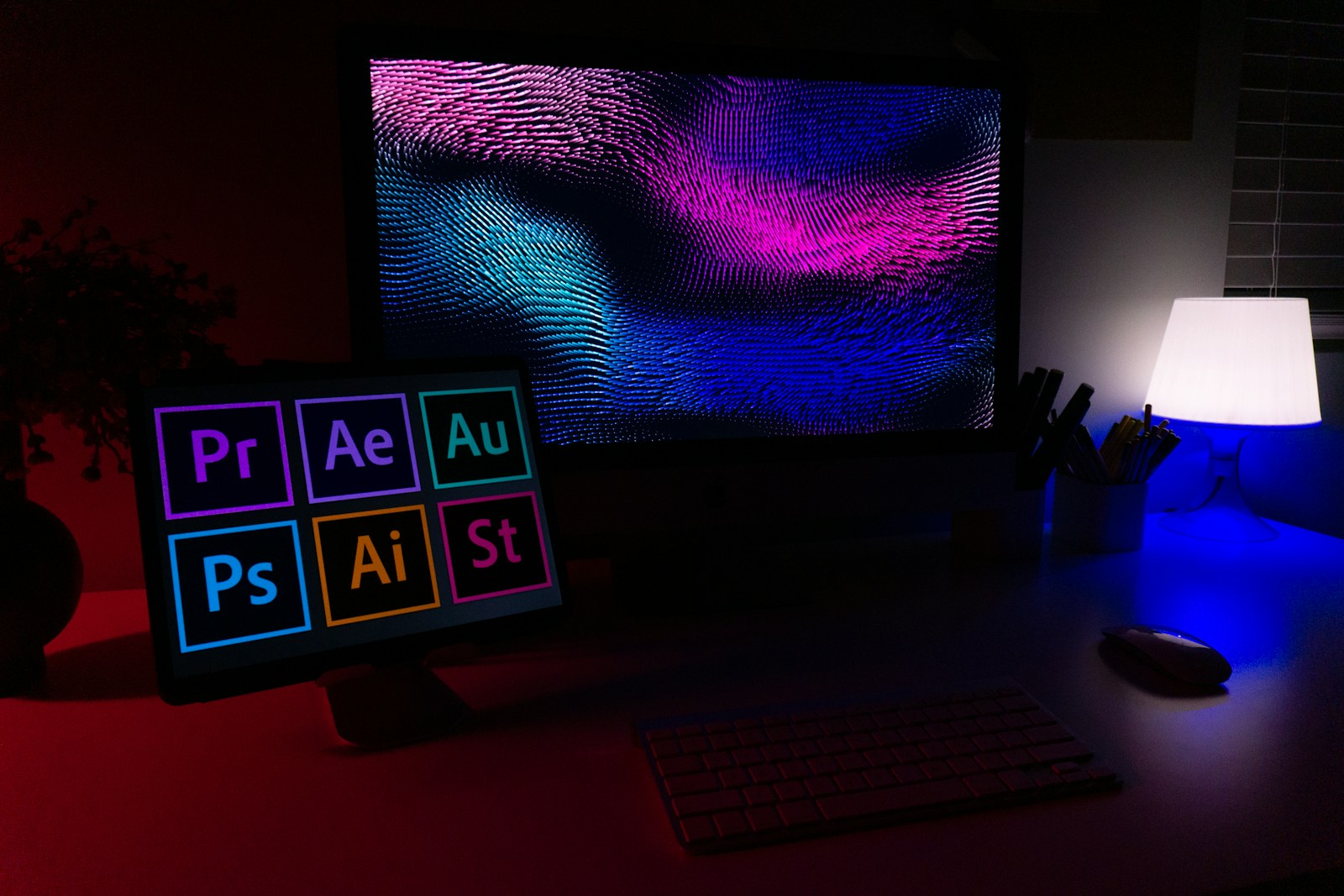 Creative screen visual for Mellow Motion project