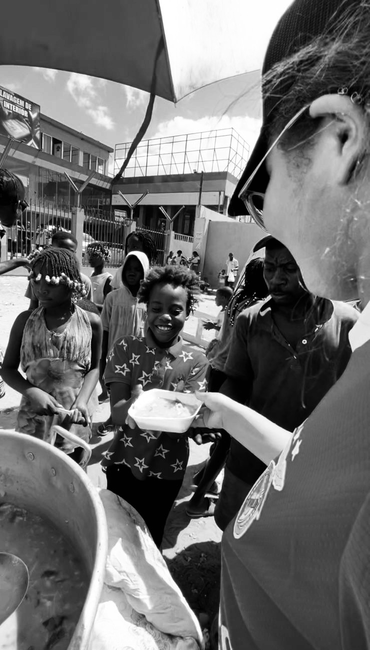 woman in white shirt wearing white helmet