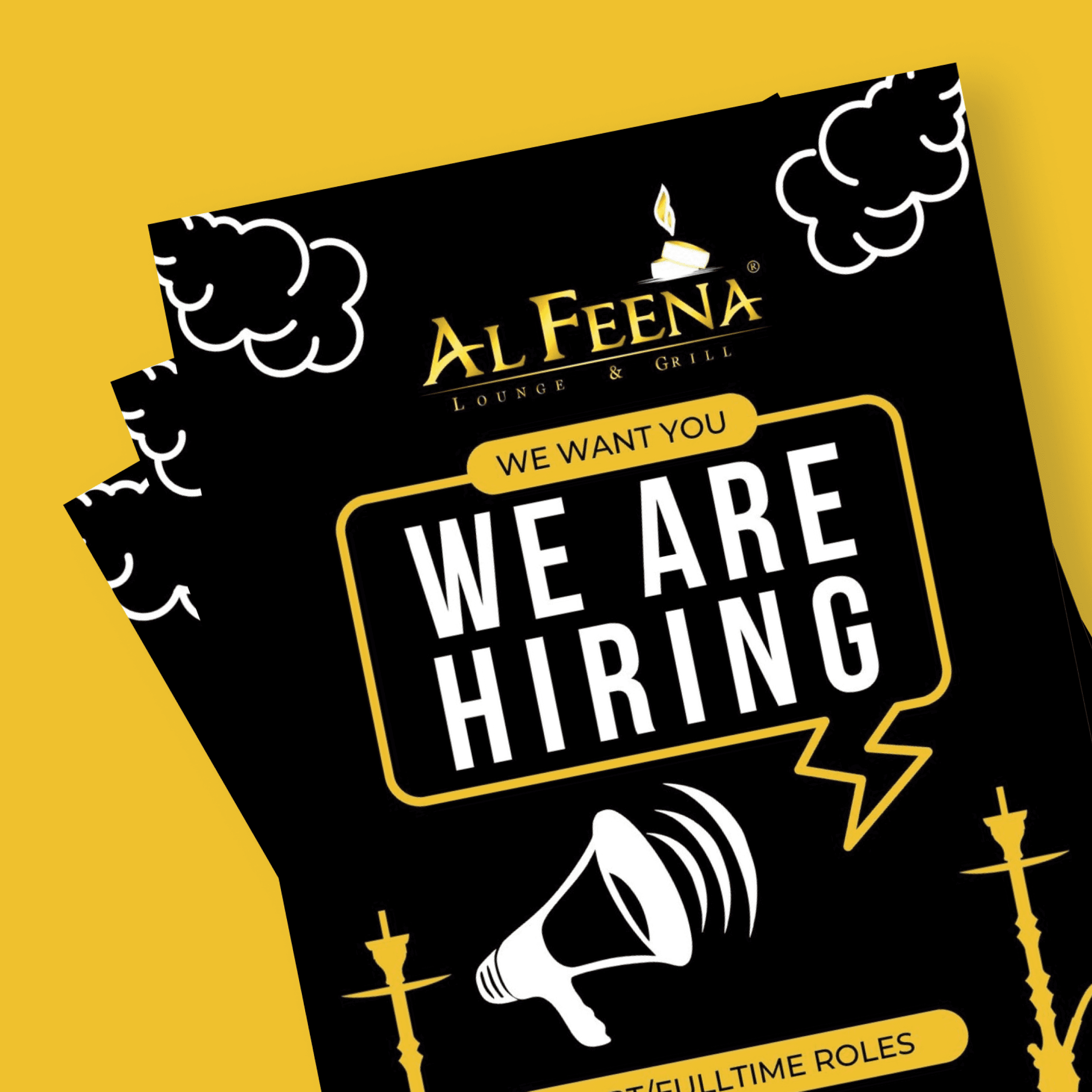 Al Feena Hiring Poster