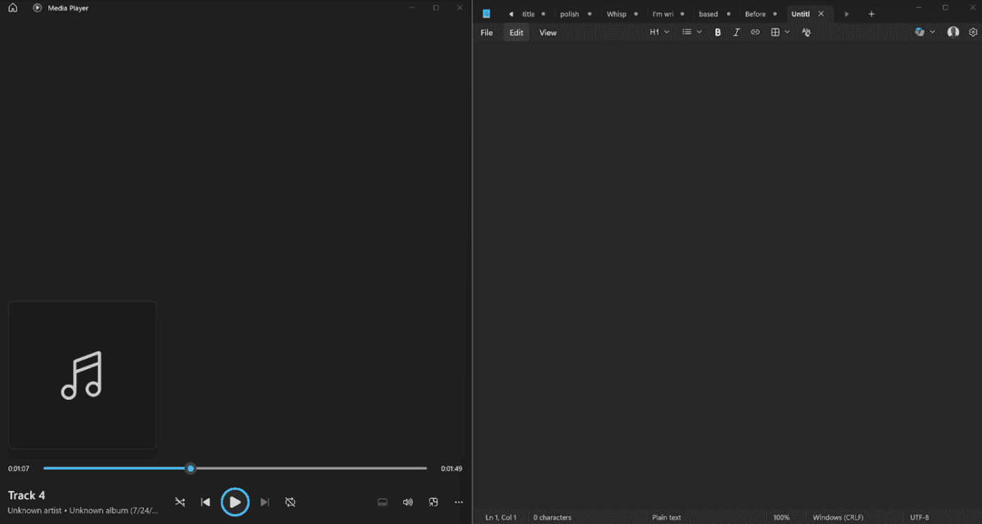 Media Player screenshot